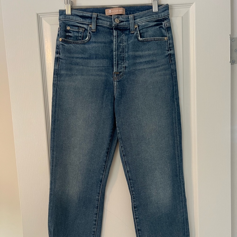 7 For All Mankind Luxe Vintage Sequin Jeans in Muse